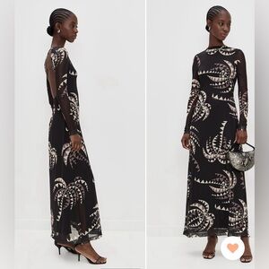 Dress To Palm Maxi Dress, size Medium